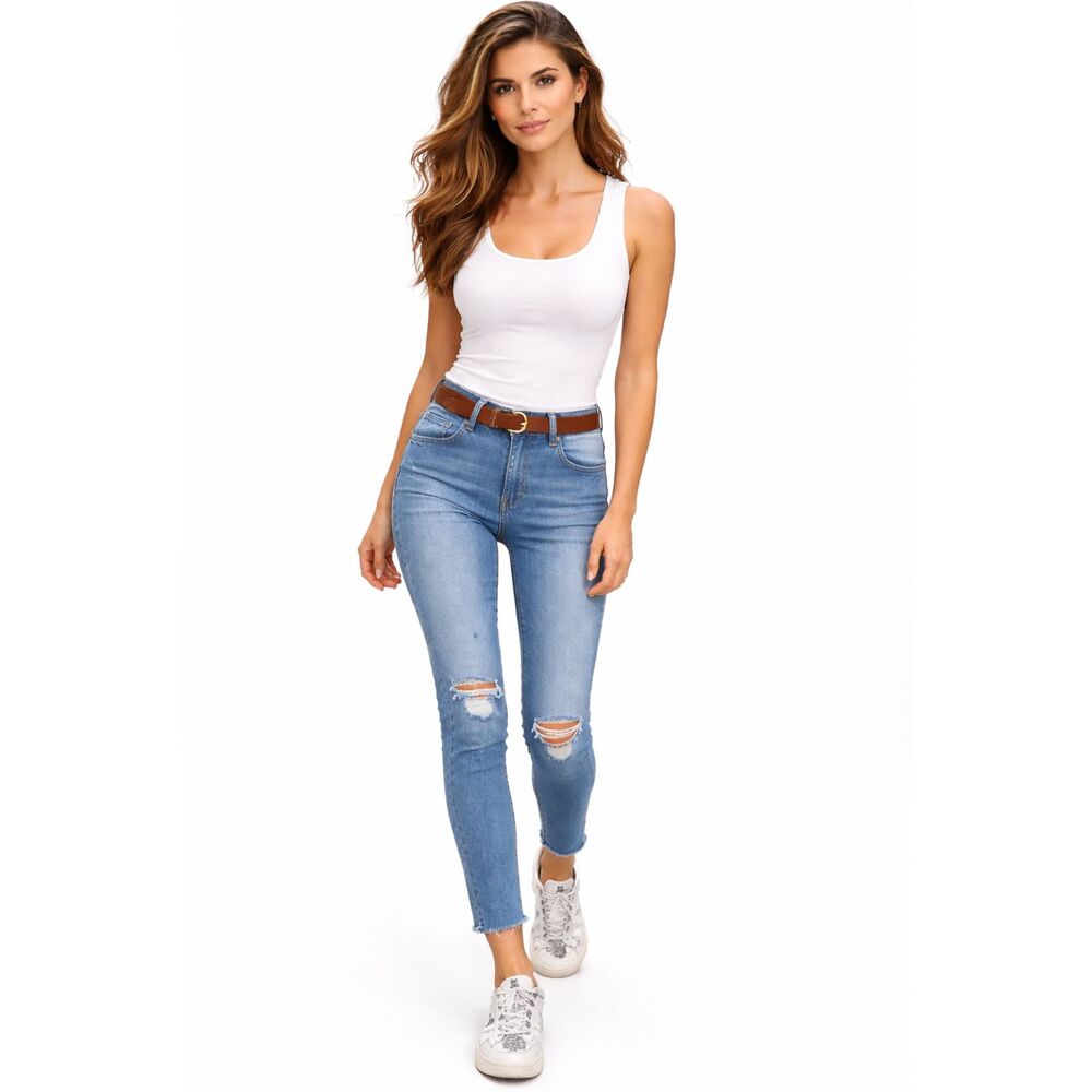 rag & bone Cate Skinny Jeans Size 27 | Ankle Skinny Distressed Knees